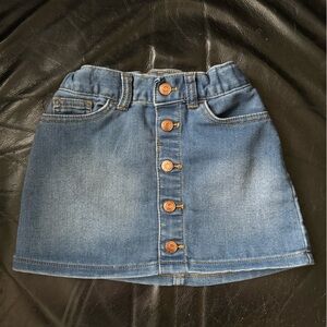 {Cat and Jack}-Size 2T-Denim Skirt with Adjustable Waist